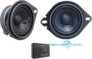 ALPHASONIK 2.75" 180 WATT 3 OHM DUAL CONE 2-WAY FULL RANGE SPEAKER NS275