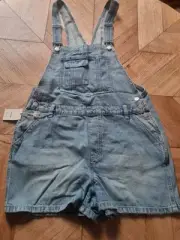Cotton On - Womens Short Denim Overalls/Dungaree - Size 12 AUS RRP $59.95