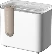 4.5L Cool Mist Humidifier & Diffuser for Bedroom Single Room Large Room, One Body Visible Water Tank with Handle,Top Filled with No Leak, Auto Shut Off/Whisper Quiet/3 Timer/Easy to Use， White