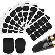 Abaodam 94Pcs Saxophone and Clarinet Cushions Adhesive Pads Square and Oval Shapes for Soprano Alto and Tenor Instruments for Practice Rehearsals and Performances