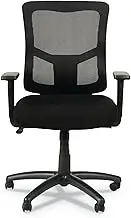 CHAIR,MESH,MB,ADJ ARM,BK