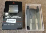 1JustLink Men's Do It Yourself Back & Body Shaver 2 length Handle 4 Blades