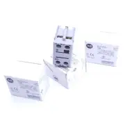 Lot of 3 Allen Bradley 100-FA11 Auxiliary Contact Blocks, DPST 1NC 1NO, 10A