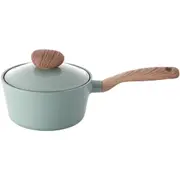 Neoflam Retro 18cm Sauce Pan Induction with Glass Lid Green Demer