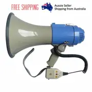 Megaphone 25W Built In Siren Voice Recorder Volume Control Anti Howling