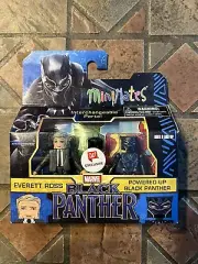 Minimates EVERETT ROSS & POWERED UP BLACK PANTHER MOVIE Walgreens MCU Avengers