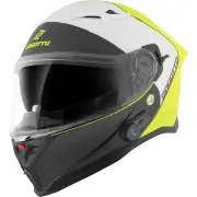 H153 BT SPN Black Yellow Bluetooth Helmet