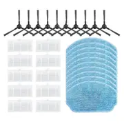For VCR04W Side Brush Hepa Filter Mop Cloths Rag Robot Vacuum Cleaner Accessory Spare Part,B