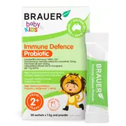 Brauer Baby & Kids Immune Defence Probiotic Powder 30 Sachets
