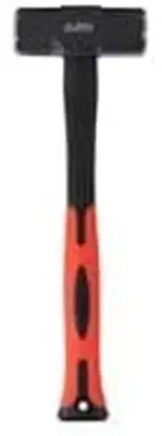 Sledge Hammer 3 Pounds - Shock-Absorbing Fiberglass Handle with Textured Cushion