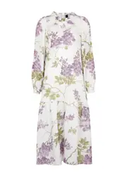 Needle & Thread Wisteria Floral-print Midi Dress - Multicoloured - 14 (UK14 / L) 14 (UK14 / L)