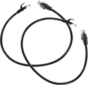 Angoily 2pcs Ethernet Cables Network Patch Cord Multi-use Laptop Network Cable Cat6 Cord