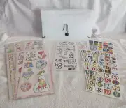 Creative Memories DecoFile Organizer Storage ABC/123 & GL Stickers- Large Lot