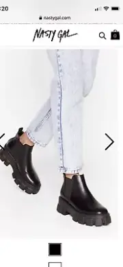 Nasty Gal You’re In The Driving Cleat Faux Leather Boots
