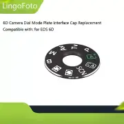 6D Camera Dial Mode Plate Interface Cap Button Repair Part Replace for EOS 6D
