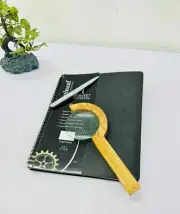Magnifying Glass With Wood Handle, Magnifying Glass Handheld Reading Magnifying