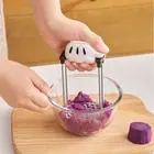 Manual Potato Masher Stainless Steel Potato Ricer Vegetable Smasher Garlic Press