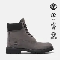 在飛比找Yahoo奇摩購物中心優惠-Timberland 男款灰色磨砂革6吋防水靴|A62BH0