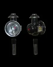 Pair Horse Drawn Carriage Lamps Stainless Steel PONY SIZE