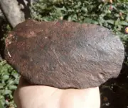 Oriented NWA Chondrite Meteorite, with flow lines - 1235g