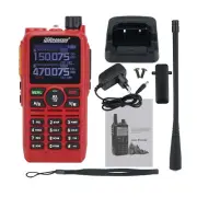 UV-668 5W Walkie Talkie Portable Handheld Transceiver VHF UHF Radio 240 Channels