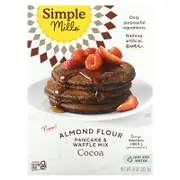 Simple Mills, Almond Flour Pancake & Waffle Mix, Cocoa, 10 oz (283.5 g)