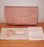 Jenny Patinkin Rose-on-Rose Quartz Petite Face Roller & Case
