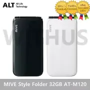 ALT MIVE Style Folder 32GB AT-M120 Unlocked LTE/3G - Black/White_