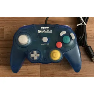 NGC Gamecube HORI正版授權 透明藍 原廠手把 正版手把 原廠週邊 正版配件 Wii主機適用 GC 任天堂