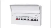 MK Sentry 16 Way Consumer Unit with 100A Switch 2x 63A RCCBs and 10x MCBs
