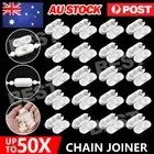 50x Plastic Ball Roller Blind Chain Cord Connector Joiner Vertical Roman Holland