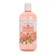 Crabtree & Evelyn Bath and Shower Gel, Rosewater, 16.9 Fl Oz