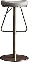 Breakfast Stools 360° Swivel Bar Stool Kitchen Island Chairs Without Backrest Stainless Steel Liftable (56-82cm) Bar Chair Kitchen Stools for Counter Gift