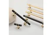 Luxury Design Kitchen Cabinet Handles Drawer Bar Handle Pull Black 160mm