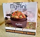 MY MINI NOODLE COOKER SKILLET NEW 5" SKILLET BLACKBERRY 2022 NOSTALGIA 260 WATT.