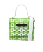 Marni Kids Joy Micro Foldover Top Shoulder Bag One size Green
