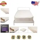 Premium Twin Grounding Fitted Sheet - Organic Cotton & Silver for EMF Defense