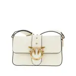 [PINKO] PINKO Leather mini Love One bag Woman One Size One Size White