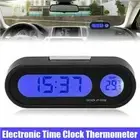 Car Clock Thermometer 2 In 1 Luminous Electronic Watch Clock Car Central Z1.AU