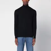 [Drumohr] Black wool turtleneck sweater 50 IT Black