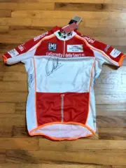 Race Issued Maglia Rosso Giro d’Italia Points Leader Jersey Signed by Cipollini