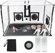 Lovely Ran Large Still Air Box Mushroom Mycology Fume Hood Propagation StationsGrow Kit Grow Bags Your Monotub Planting BagTent for Horticulture Supplies (31.5 * 20.5 20.5inch) (ZHIswimYDqognZ8)