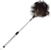 42" Extendable Ostrich Feather Duster – Natural Dust Cleaner for Home & Office