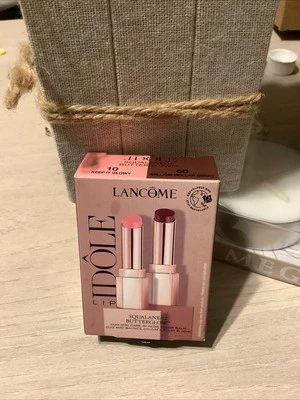 Lancome Lip Idôle Butterglow Mini Lip Balm 2-Piece Gift Set Limited Edition NEW