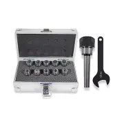 2MT ER16 COLLET CHUCK WITH 10PC COLLET SET 0.5-10MM AND SPANNER RDGTOOLS