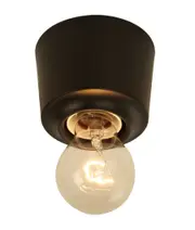 D.I.Y. Batten Fix Ceiling Light Covers Black