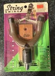 STRING SWING Home Studio Guitar Hanger CC01N Hardwood w/ Mounting Hardware.