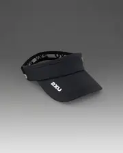 Performance Visor, 2XU, OSFA, Black/Black, Unisex