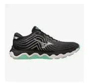 Mizuno Women’s Wave Horizon 6 Running Shoes Trainers Black/ Green Sz 12
