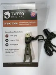 TYEPRO Fishing Line Knot-Tying Tool, Clinch, Palomar, Lure Tackle, Hooks, Cutter